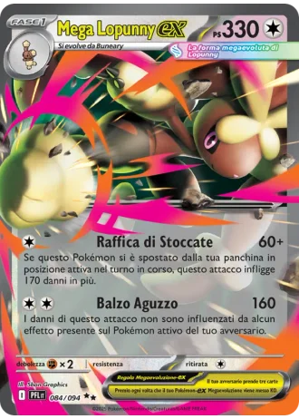 Mega Lopunny ex #084 — Flamme Spettrali