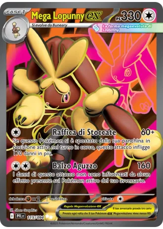 Mega Lopunny ex #115 — Flamme Spettrali