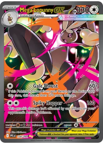 Mega Lopunny ex #128/94 — Phantasmal Flames