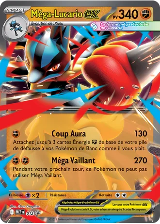 Méga-Lucario ex #012 — Méga-Évolution Promos