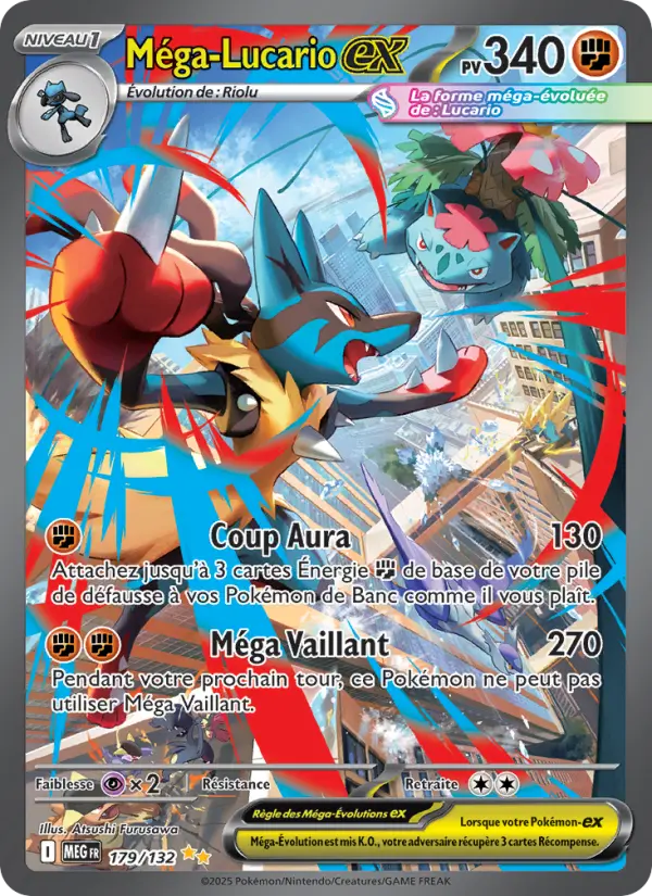 Méga-Lucario ex #179 — Méga-Évolution