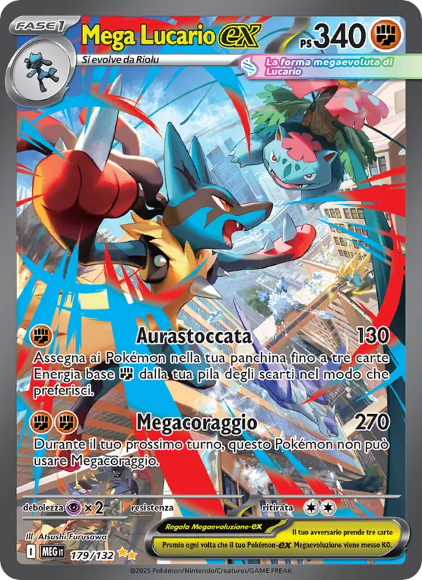 Mega Lucario ex #179 — Megaevoluzione
