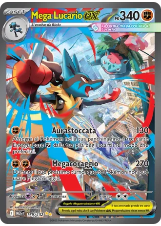 Mega Lucario ex #179 — Megaevoluzione