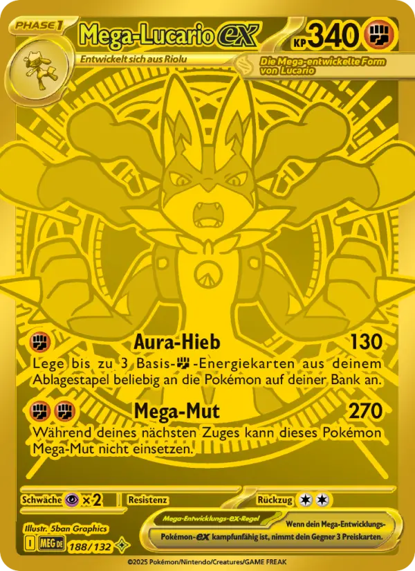 Mega-Lucario ex #188 — Mega-Entwicklung