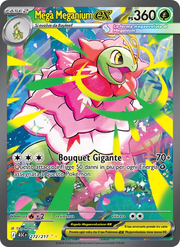 Mega Meganium ex #272 — Ascesa Eroica