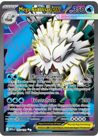 Mega-Rexblisar ex #157/132 — Mega-Entwicklung