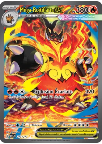 Méga-Roitiflam ex #273/217 — Héros Transcendants
