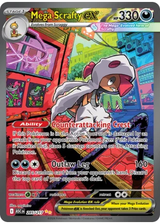 Mega Scrafty ex #285 — Ascended Heroes