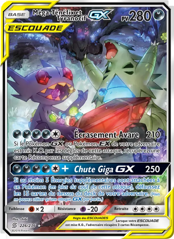 Méga-Ténéfix et Tyranocif GX #226 — Harmonie des Esprits