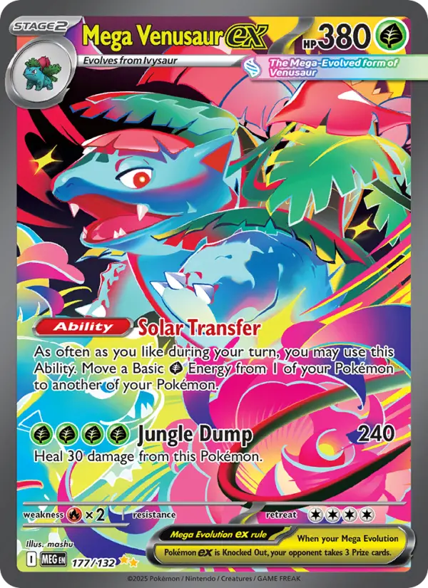 Mega Venusaur ex #177 — Mega Evolution