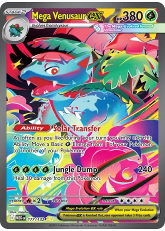 Mega Venusaur ex #177/132 — Mega Evolution