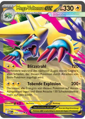Mega Voltenso ex #050/132 — Mega-Entwicklung