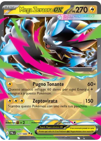 Mega Zeraora-ex #027 — Buio Pesto