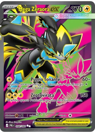 Mega Zeraora-ex #098 — Buio Pesto