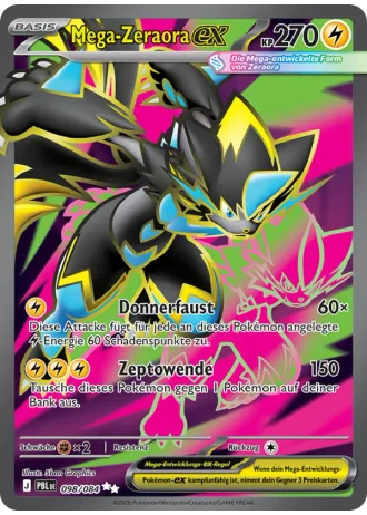 Mega-Zeraora-ex #098 — Dunkelnacht