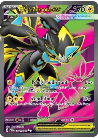 Méga-Zeraora-ex #098 — Nuit Noire