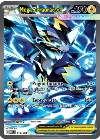 Mega Zeraora-ex #114 — Buio Pesto