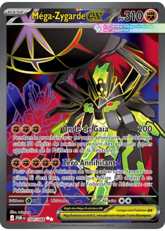 Méga-Zygarde ex #104/88 — Équilibre Parfait