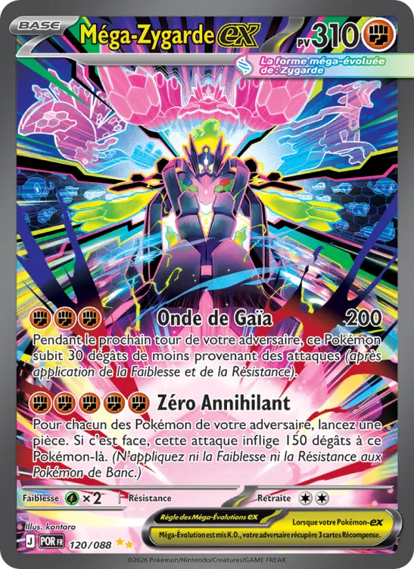 Méga-Zygarde ex #120 — Équilibre Parfait