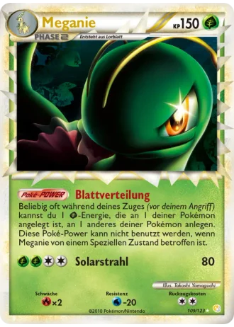 Meganie #109/123 — HeartGold SoulSilver