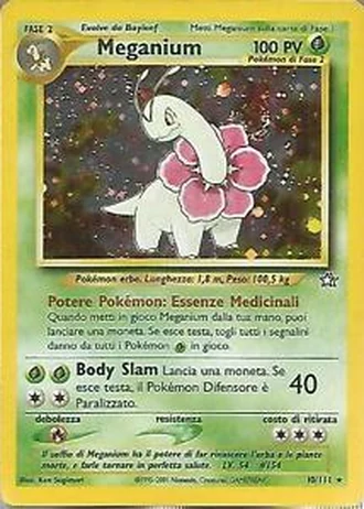 Meganium (1ª Edizione) #10/111 — Neo Genesis (1ª Edizione)