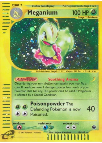 Meganium #18 — Expedition Base Set
