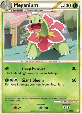 Meganium #26 — HeartGold SoulSilver