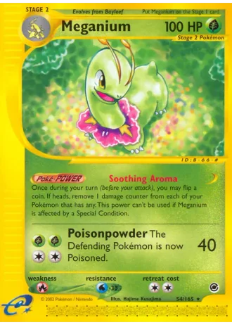 Meganium #54/165 — Expedition Set Base