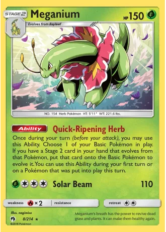 Meganium #8 — Lost Thunder