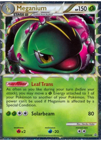 Meganium HGSS08 — HeartGold & SoulSilver Promos