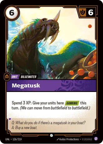 Megatusk #126/219 — Unleashed