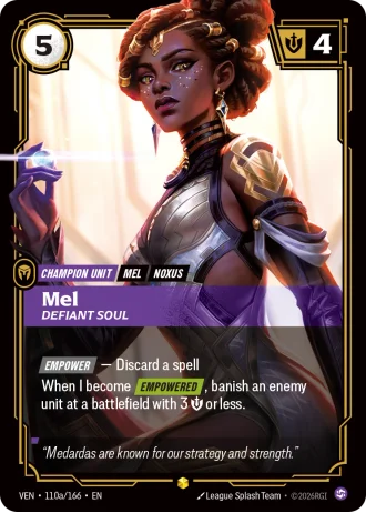 Mel, Defiant Soul #110a/166 — Vendetta