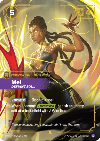 Mel, Defiant Soul #188/166 — Vendetta