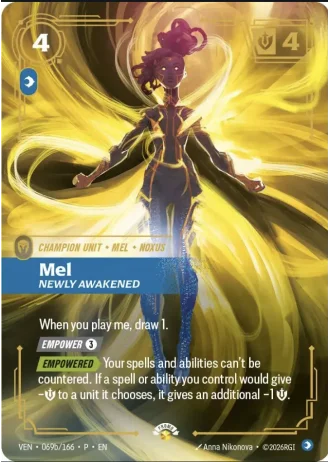 Mel, Newly Awakened #069b/166 — Organized Play Promos