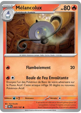 Mélancolux #037/197 — Flammes Obsidiennes