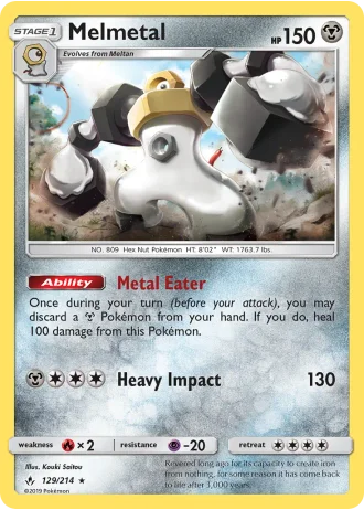 Melmetal #129/214 — Unbroken Bonds