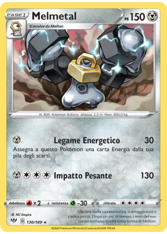 Melmetal #130/189 — Fiamme Oscure