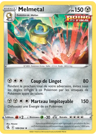 Melmetal #189/264 — Poing de Fusion