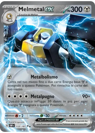 Melmetal ex #153 — Ossidiana Infuocata