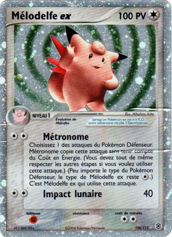 Mélodelfe ex #106 — EX Rouge Feu & Vert Feuille