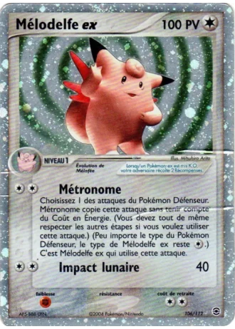 Mélodelfe ex #106 — EX Rouge Feu & Vert Feuille