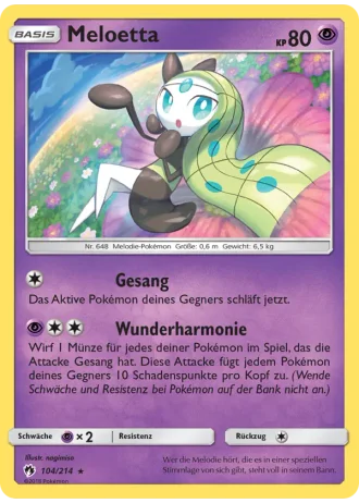 Meloetta #104/214 — Echo des Donners