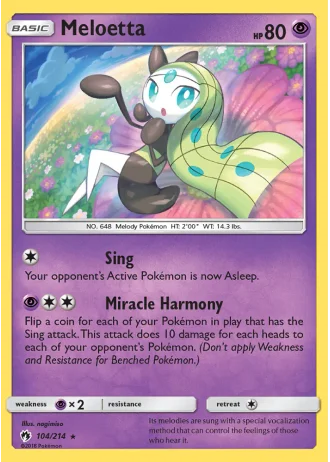 Meloetta #104/214 — Lost Thunder