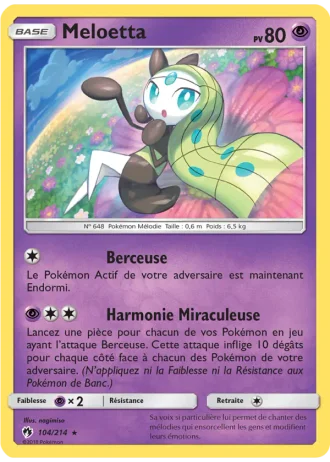 Meloetta #104/214 — Tonnerre Perdu