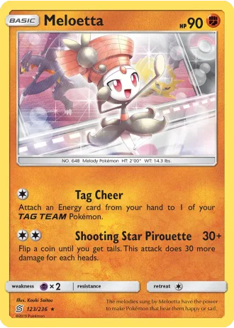 Meloetta #123/236 — Unified Minds