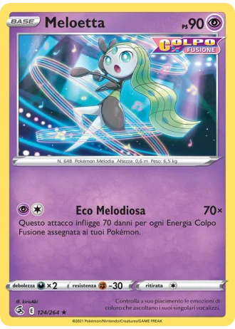 Meloetta #124 — Colpo Fusione