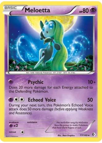 Meloetta #77/149 — Boundaries Crossed