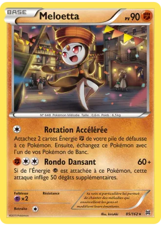 Meloetta #85/162 — Impulsion Turbo