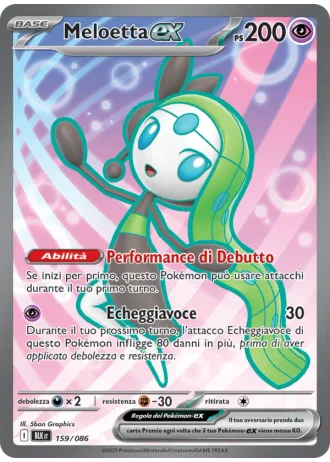 Meloetta ex #159/86 — Luce Nera