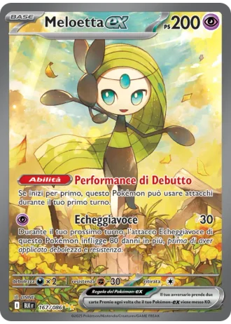 Meloetta ex #167/86 — Luce Nera